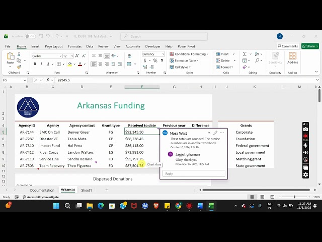 Illustrated Excel 365 | Module 10: SAM Project B Project Relief