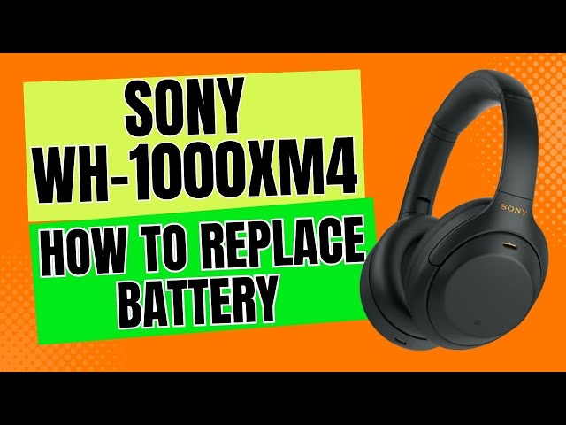 How to Replace Sony WH-1000XM4 Battery | WH1000XM4 Headphones | Fix | Repair | Replacement Parts