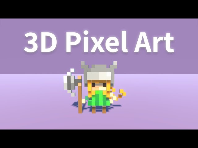 3D Pixel Art