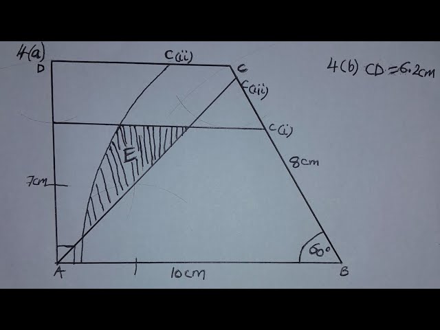 2023 G12 maths paper 2 question 4 (Construction)
