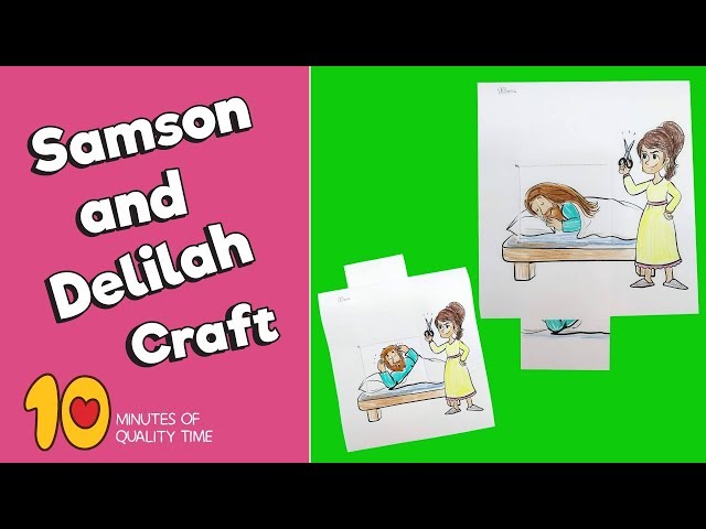 Samson and Delilah Craft - Bible Activity for Kids