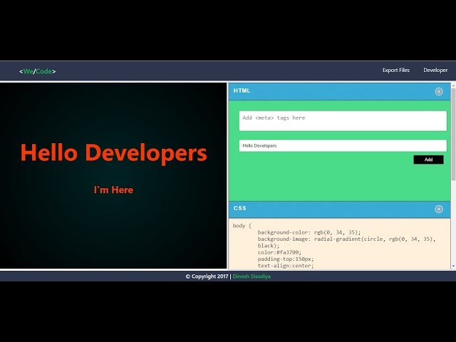 intro to  WeCode  code editor - Final Year Project ( FYP ) | Develope Your Own live Web Code Editor