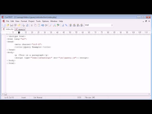 jQuery Tutorial - 4 - Testing jQuery