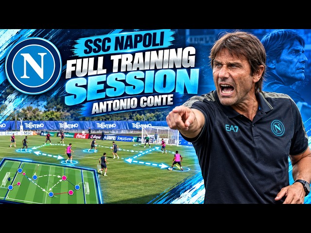 SSC Napoli | Full Training Session | Antonio Conte