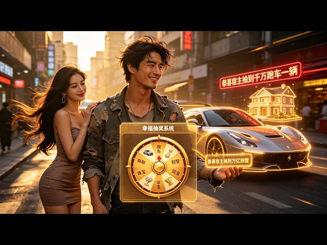 【完結】🔥啟動幸福抽獎系統！小夥抽獎抽到跑車、別墅，從此開啟讓人眼紅的幸福人生！