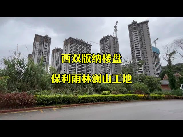 西双版纳楼盘，保利工地实拍