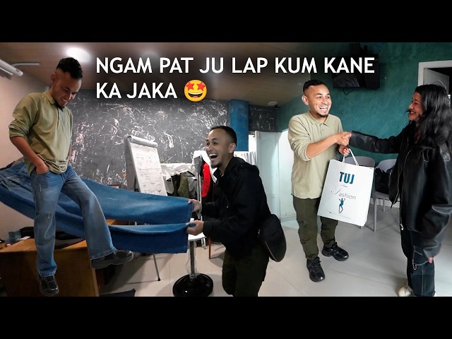 Nga lap jaka suh customised jeans na bynta kiba lyngkot, sngaid ne jynjar ioh size 😍
