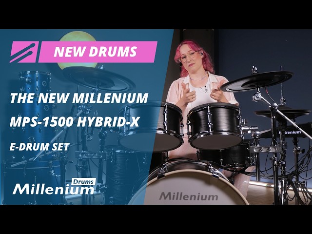 OUT NOW! Millenium MPS-1500 Hybrid-X E-Drum Set