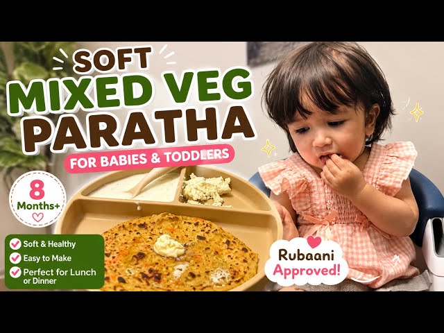 The Only Soft Paratha Recipe Your Baby Needs!  🥕#babyfood @RubaaniandAngadsWorld 