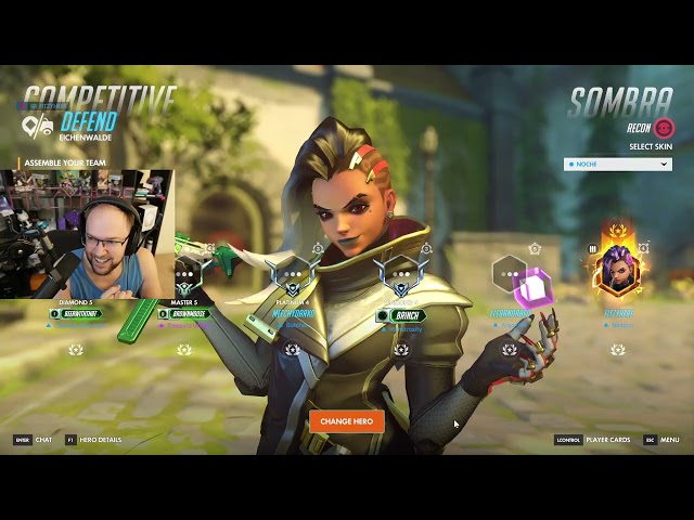 Fitzy still got it! PRO sombra POV - Overwatch Season 1 Gameplay