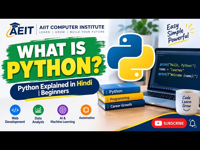 What is Python? in Hindi | Python Tutorial for Beginners | AEIT Computer Institute