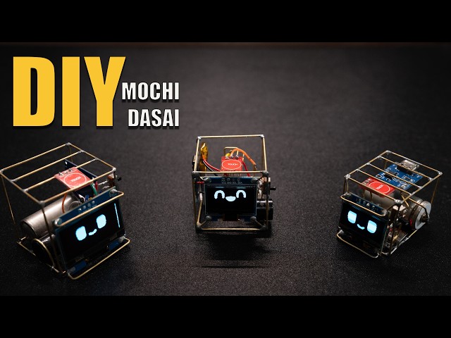 DIY Dasai Mochi Desk Toy | Handmade ESP32 OLED Robot