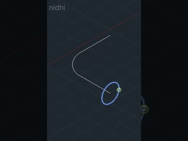 How to use Sweep Command in AutoCAD 3D #autocad