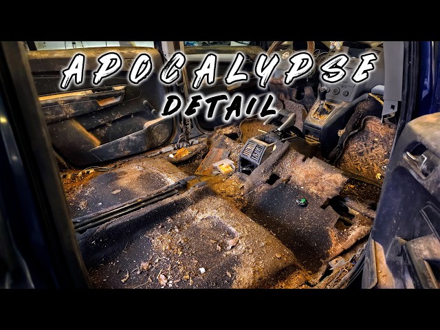 Real Life Apocalypse Car: World Record for Filth! True Detailing ASMR
