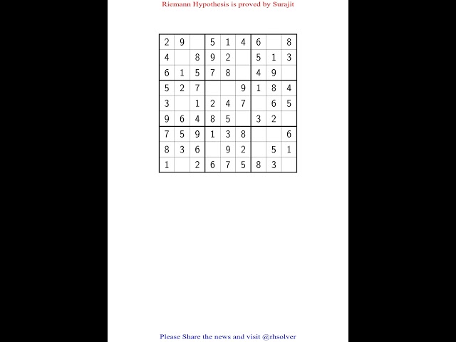 Sudoku #shorts