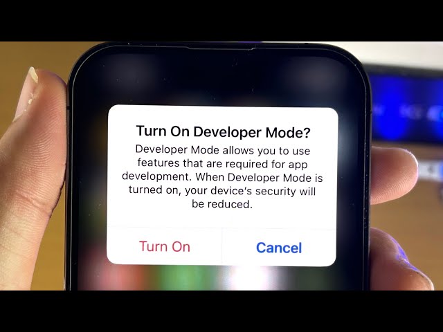 How To Enable Developer Mode on iPhone iOS 17 - 16! (& FIX not showing!)