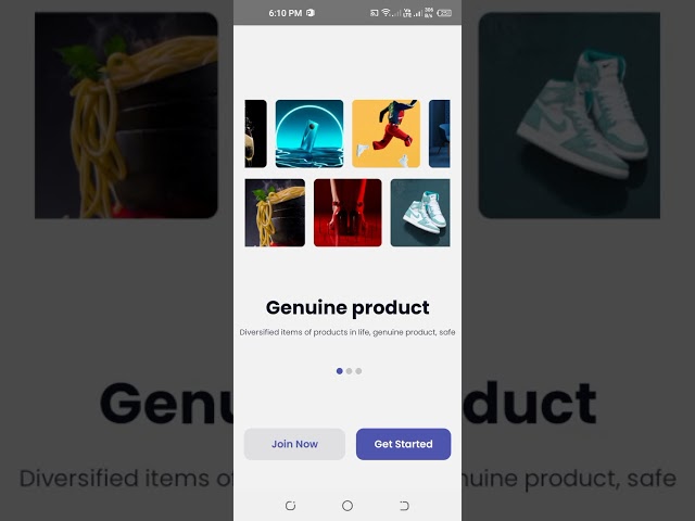 E-commerce App React native complete frontend demo