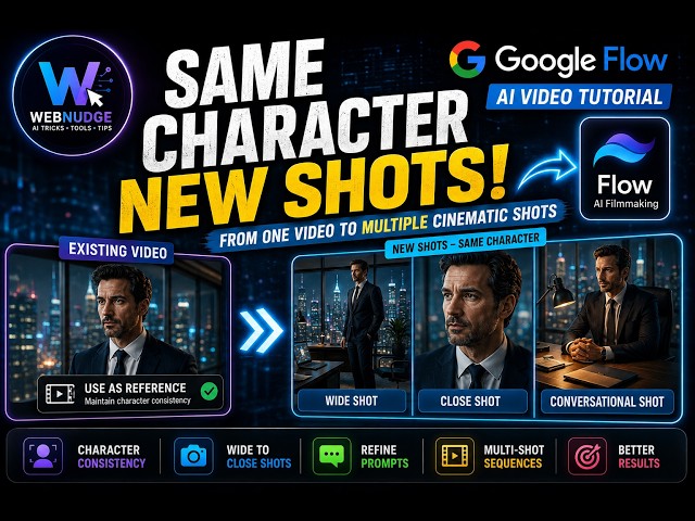 How to Keep Characters Consistent in Google Flow | AI Video Tutorial #ai #googleflow #aitutorial
