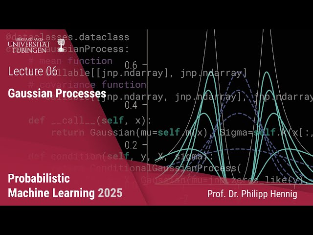 Probabilistic ML - 06 - Gaussian Processes
