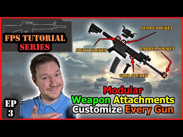 EASILY Add Weapon Attachments to ANY GUN, in Unreal Engine 5 Tutorial