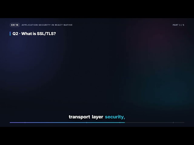 Secure Coding & SSL/TLS in React Native | React Native Interview (15.1)