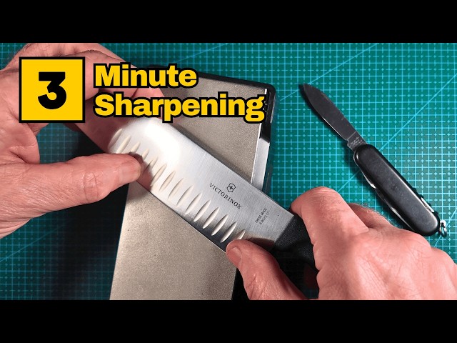 Razor Sharp Knives in Under 3 Minutes | No Problem