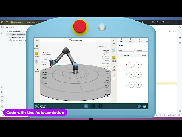 Script progamming for Universal Robots PolyScopeX