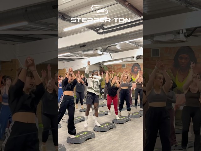 Basic steps in each class so they get use to the movements and coordination #stepperton #rihanna