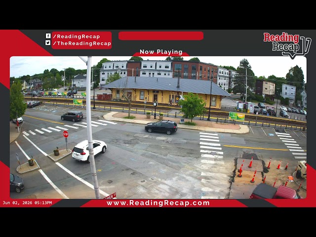ReadingRecap.com 4K Live Stream of Reading, MA Train Station Depot 🚉