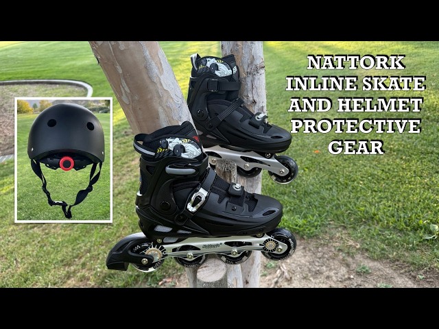 Nattork Blade Racers Inline Skates & Helmet | Unboxing, Setup & First Try