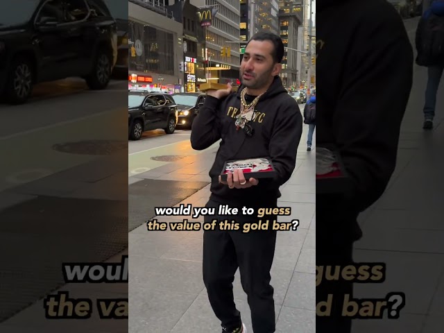 Trying to Give Away $650,000 of Gold in NYC