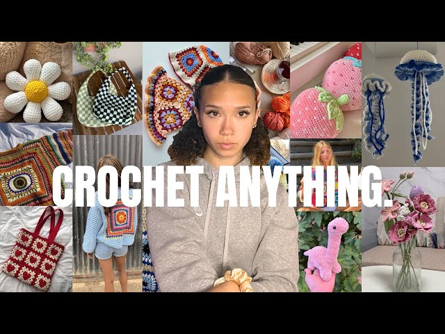 how you'll crochet anything without a pattern(how to freehand crochet)