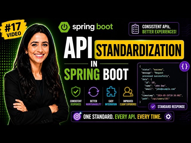 Spring Boot Tutorial #17 | API Standardization | Create Standard API Response Format