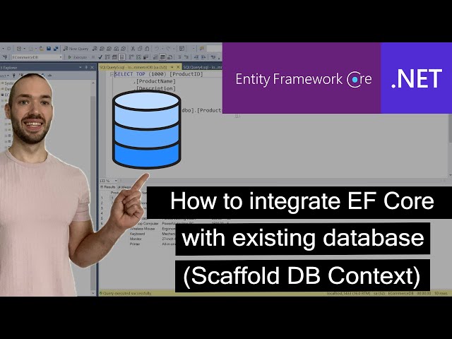 EF Core Db First - Scaffold DB Context from Existing Database in .NET