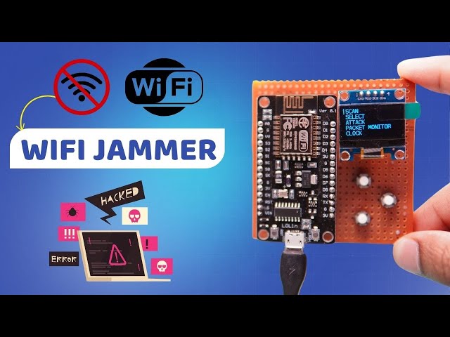 Build a WiFi Deauther Device with ESP8266 NodeMCU | Step-by-Step Tutorial