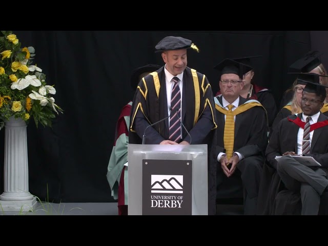 University of Derby Buxton Devonshire Dome Graduation: Ceremony A, Tuesday 30 June 2026, 9:30am