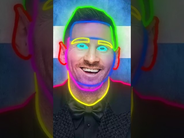 HOW TO DRAW LIONEL MESSI 🥰 Realistic Lionel Messi Drawing StepbyStep Tutorial #LeoMessi #Messi #LM10