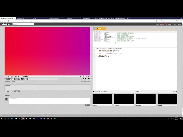 Demofox Shadertoy Tutorial