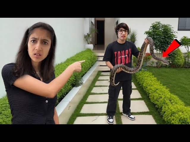 Caught a Big Snake at Home 😰 ||Sourav Joshi vlogs