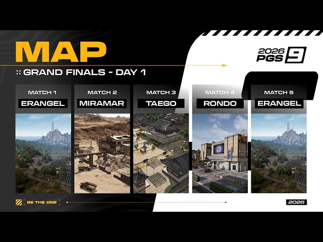 [MAP] PUBG Global Series 9 - Grand Finals - Day 1