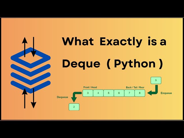 Deque in Python Explained | Doubly Ended Queue Tutorial with Examples