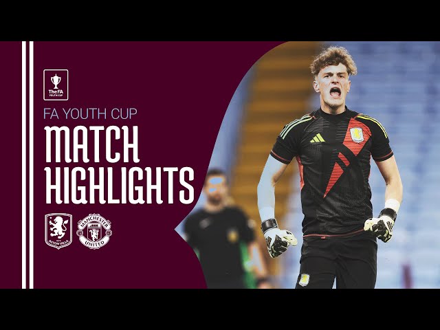 VILLA WIN IT ON PENS | Aston Villa U18s 1-1 Manchester United U18s (3-1 on pens)