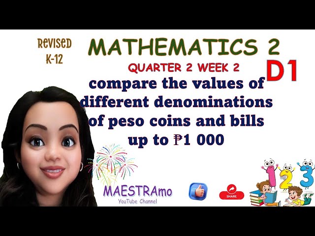 MATH 2 Q2 WEEK 2 D1 COMPARING MONEY MAESTRAmo NVO