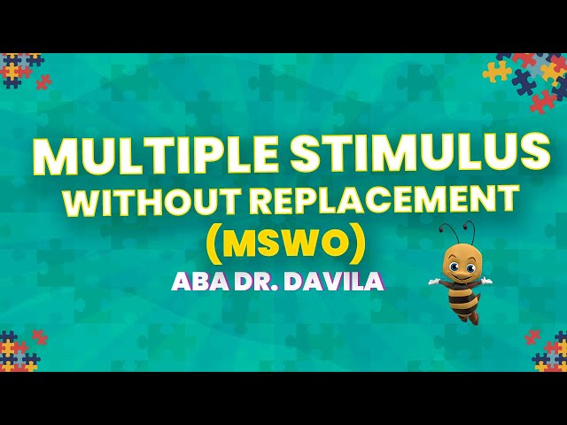 Video 94: Multiple Stimulus without Replacement (MSWO)