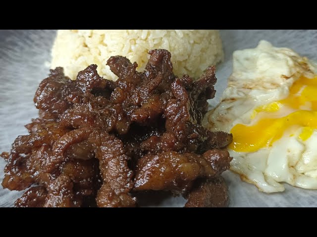 PANG NEGOSYO RECIPE TAPSILOG BEEF TAPA WITH JAVA RICE