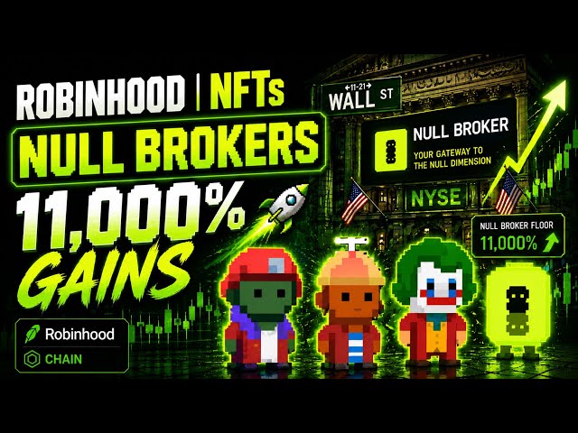 Robinhood Chain NFTs | Null Brokers 11,000% GAINS 🚀