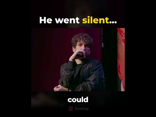 MAGA Student Goes SILENT In Live Debate 😭