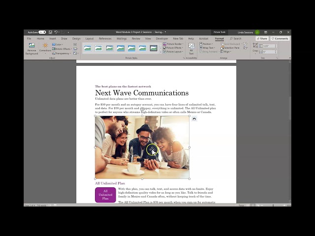 Word Module 3 Project 2 Computer Essentials
