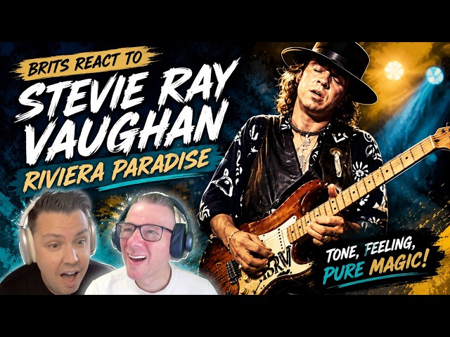 Stevie Ray Vaughan - The Greatest Guitar Dynamic Control EVER? BRIT POPS REACT to| Riviera Paradise