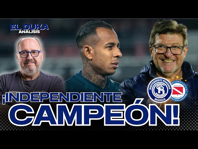 INDEPENDIENTE CHAMPIONS! - Independiente Rivadavia vs Argentinos Jr - ELDUKA